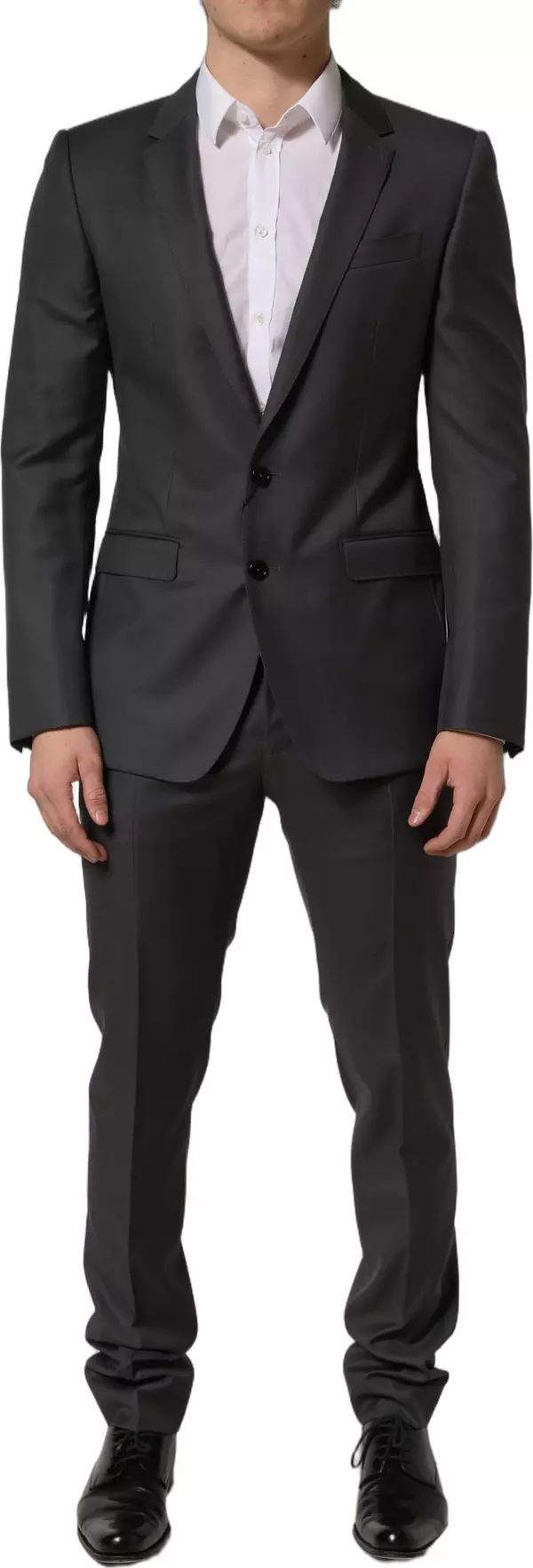 Gray MARTINI Slim Fit Formal 2Piece Men Suit