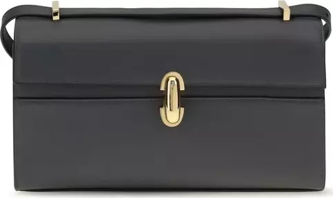 Gray Calf Leather Bos Taurus Shoulder Bag