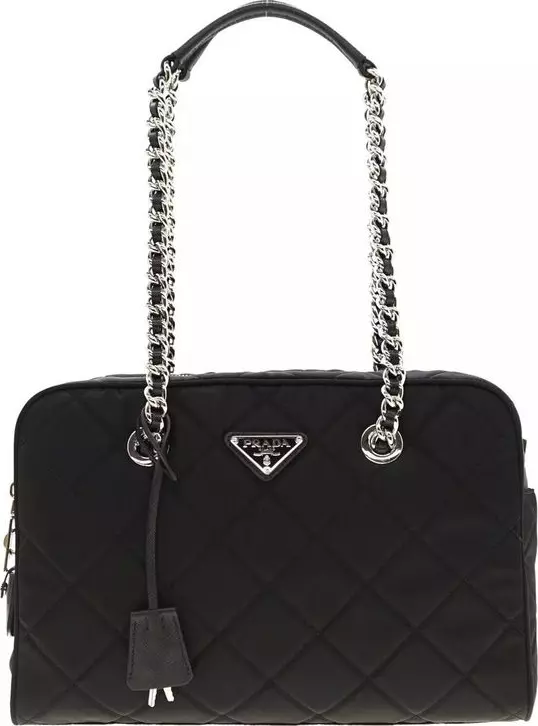 Black Nylon Shoulder Bag