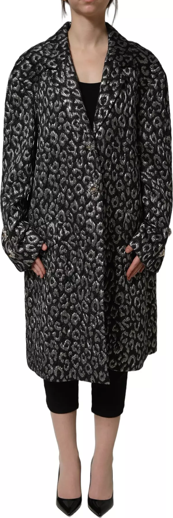 Brown Mohair Belted Long Trench Coat Jacket