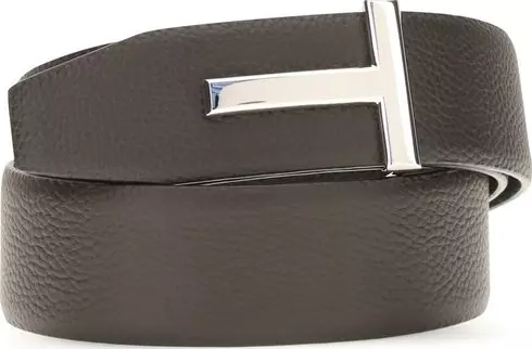 Brown Calf Leather Bos Taurus Belt