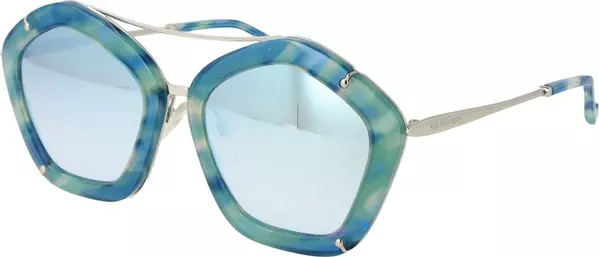 Bicolor Metal Sunglasses