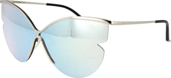 Gray Metal Sunglasses