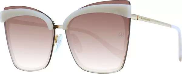 Beige Metal Sunglasses