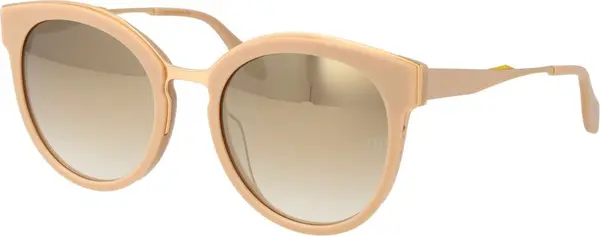 Beige Acetate Sunglasses