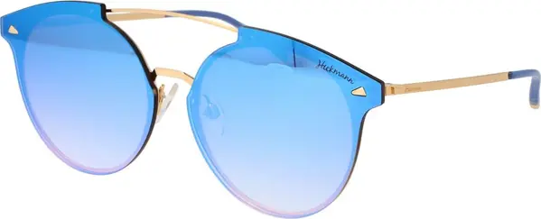 Blue Metal Sunglasses