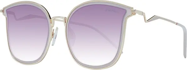 Beige Metal Sunglasses