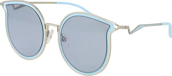 Blue Metal Sunglasses