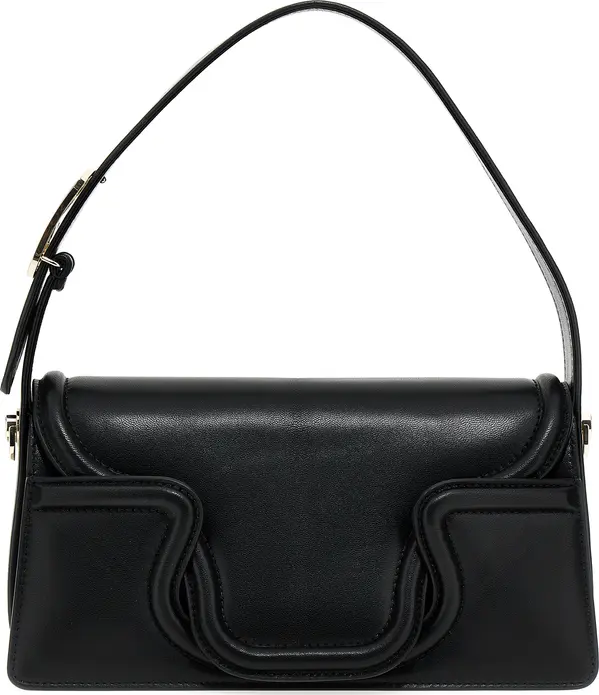 Black Leather Shoulder Bag