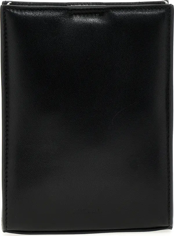 Black Calfskin Crossbody Bag
