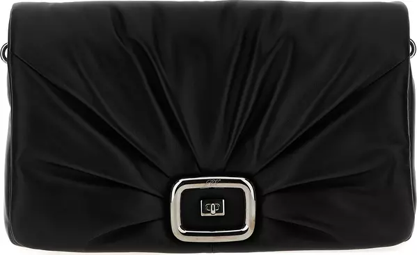 Black Leather Shoulder Bag