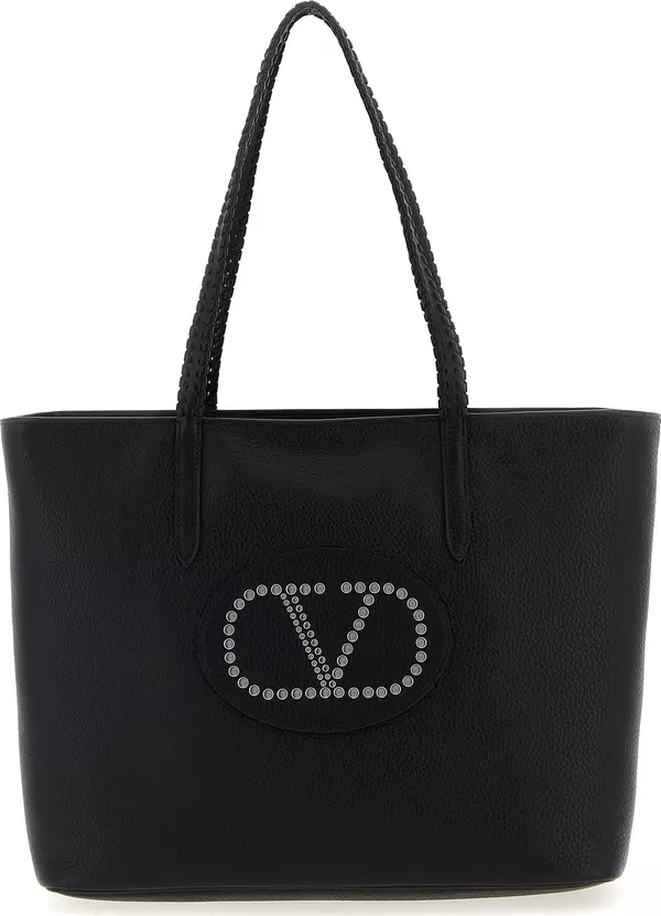 Black Calfskin Tote Bag