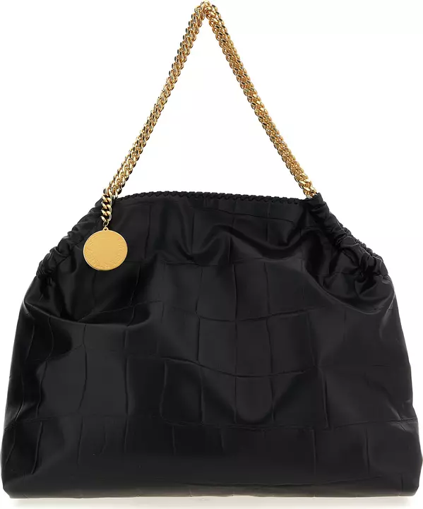 Black Polyester Tote Bag