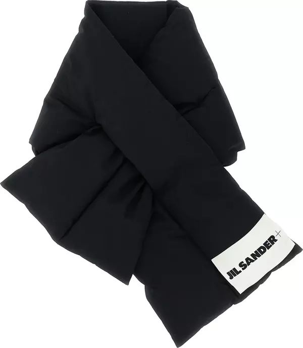 Black Cotton Foulard