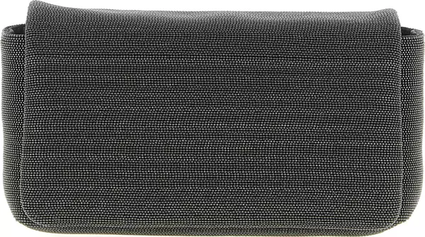 Black Leather Clutch Bag