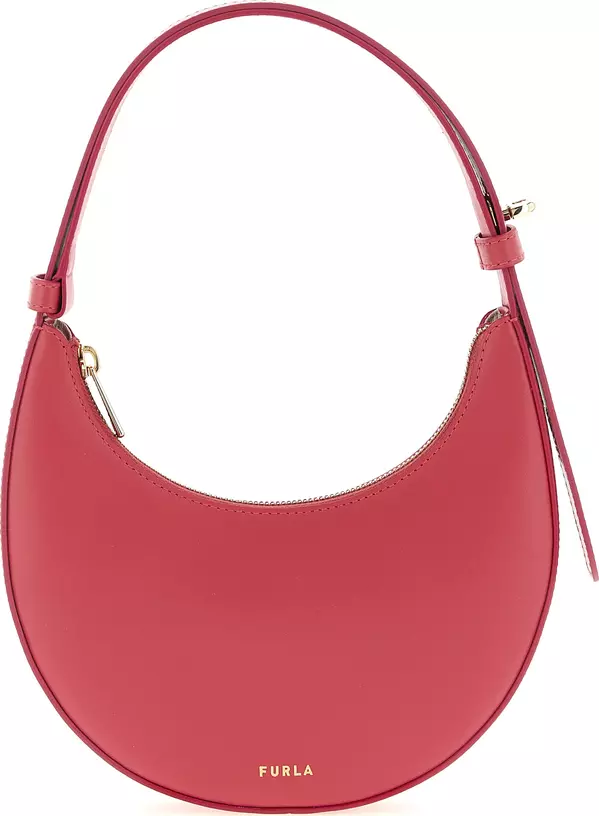 Fuchsia Calfskin Shoulder Bag