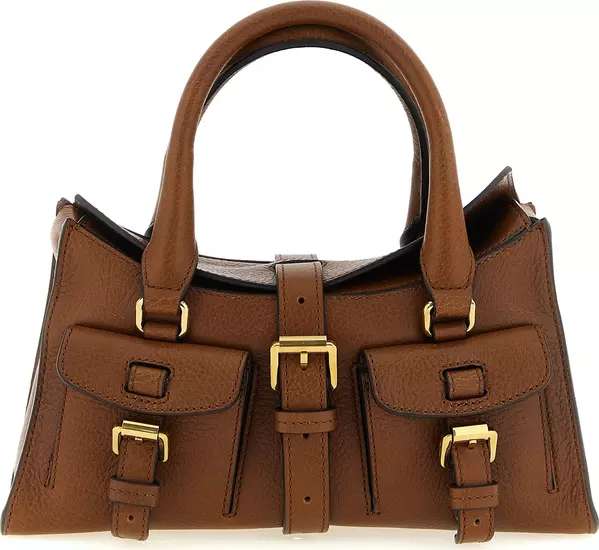 Brown Calfskin Handbag