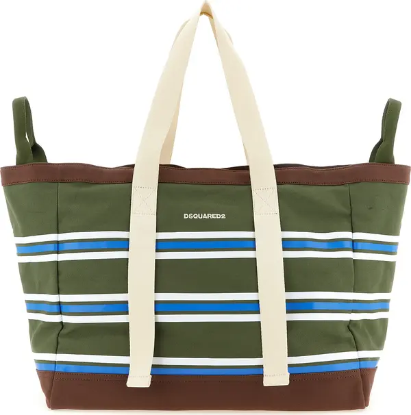 Multicolor Cotton Tote Bag