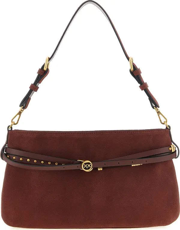 Bordeaux Cowhide Shoulder Bag