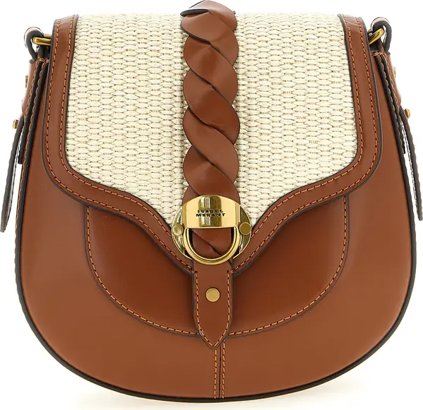 Brown Calfskin Crossbody Bag