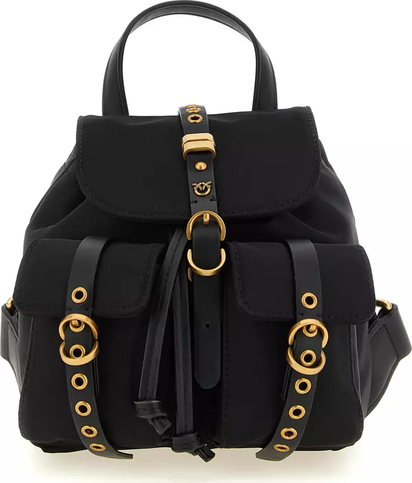 Black Polyamide Backpack