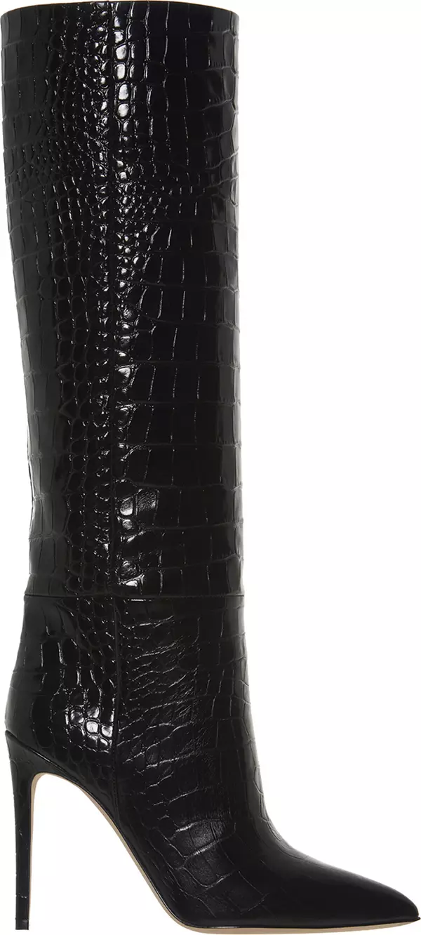 Black Leather Ankle Boots