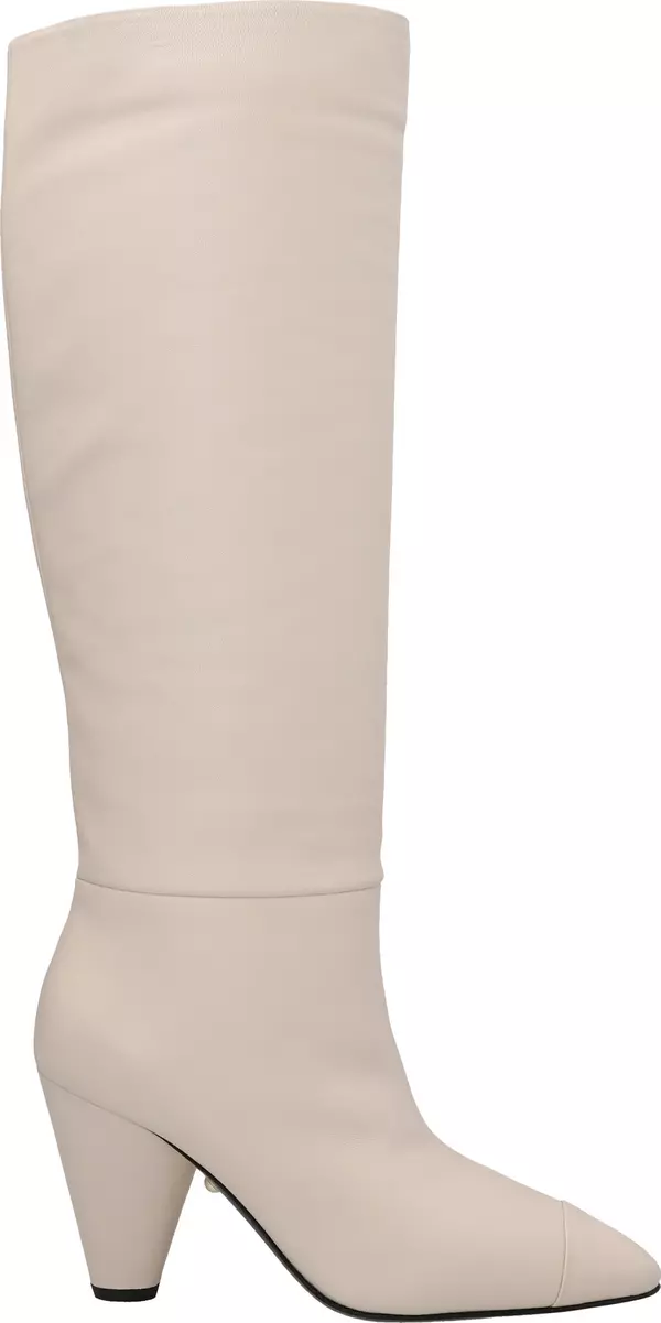 White Leather Over The Knee