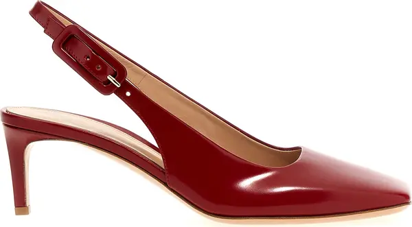 Multicolor Goatskin Mid Heel Pumps
