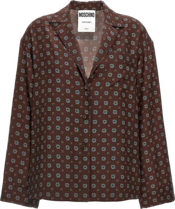 Brown Silk Blouse