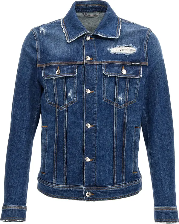 Blue Cotton Denim Jacket