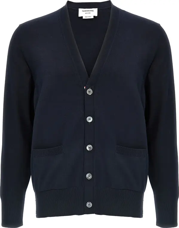 Blue Cotton Cardigan