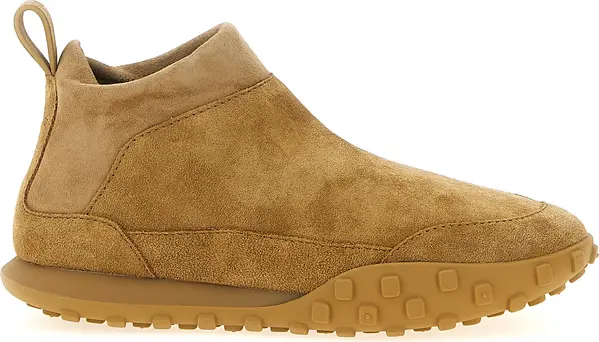 Beige Calfskin Sneakers