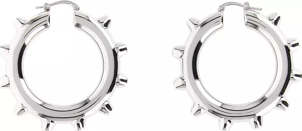 Silver Brass Earrings