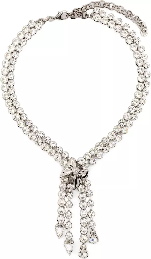 Silver Glass Necklace