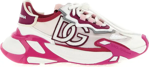 Fuchsia Viscose Athletic Sneakers