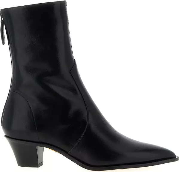 Black Calfskin Chelsea Boots