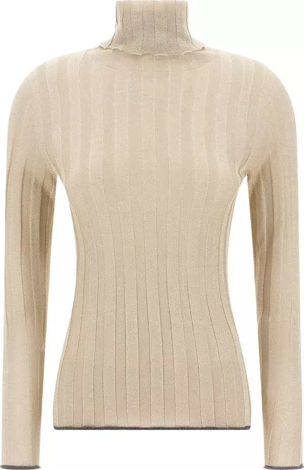 Gold Viscose Cardigan