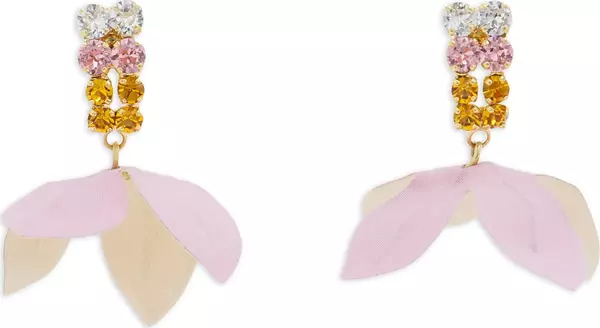 Multicolor Brass Earrings