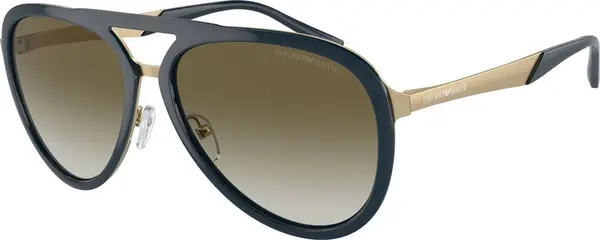 Blue Metal Sunglasses