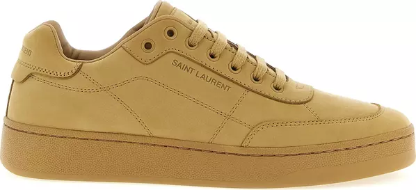 Beige Calfskin Sneakers