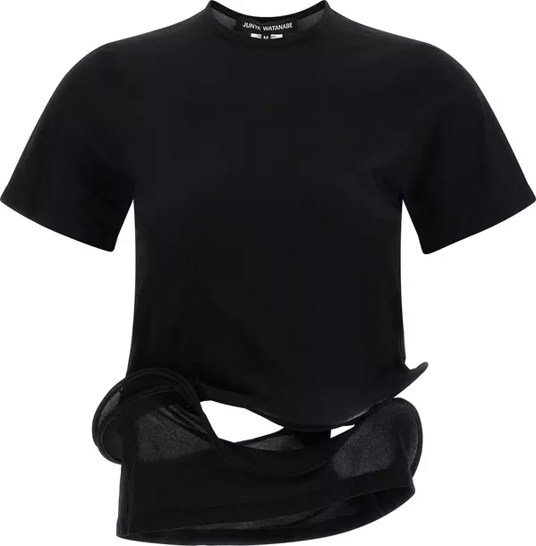 Black Nylon T-Shirt