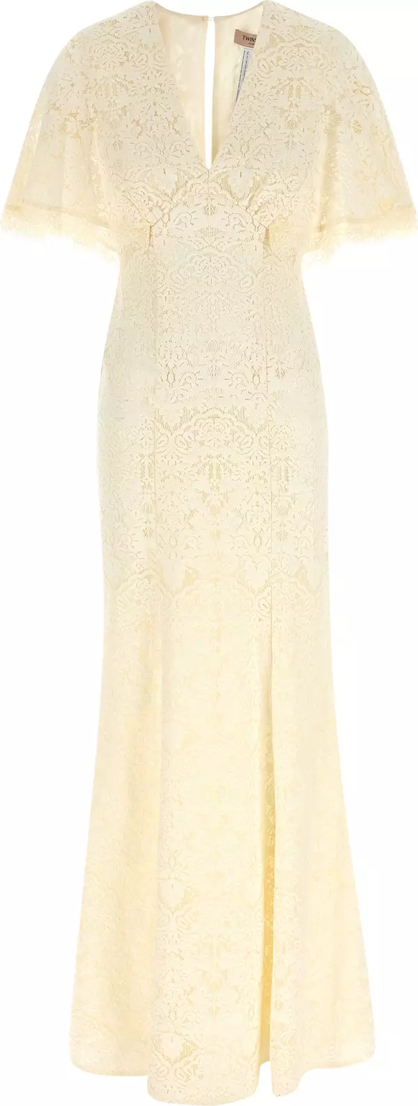 White Cotton Long Dress