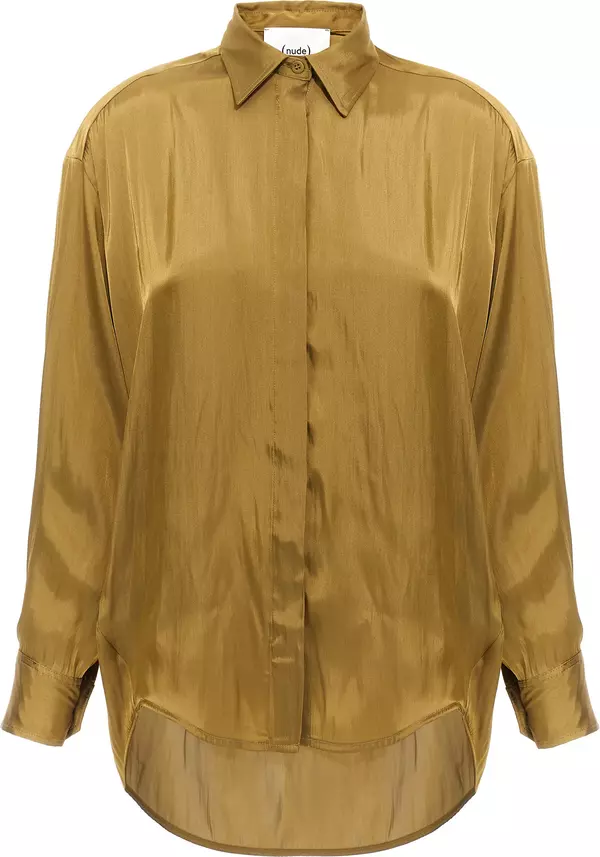 Gold Polyester Blouse