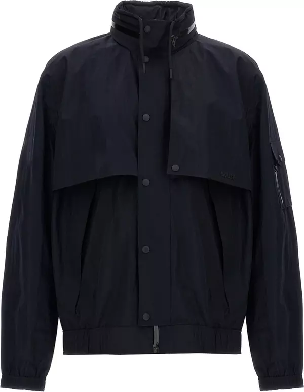Blue Polyamide Shell Jacket
