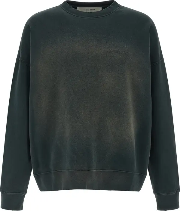 Black Cotton Sweatshirt