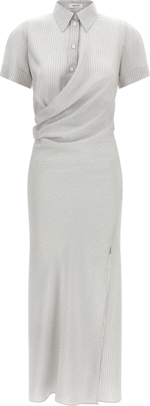 Multicolor Silk Long Dress