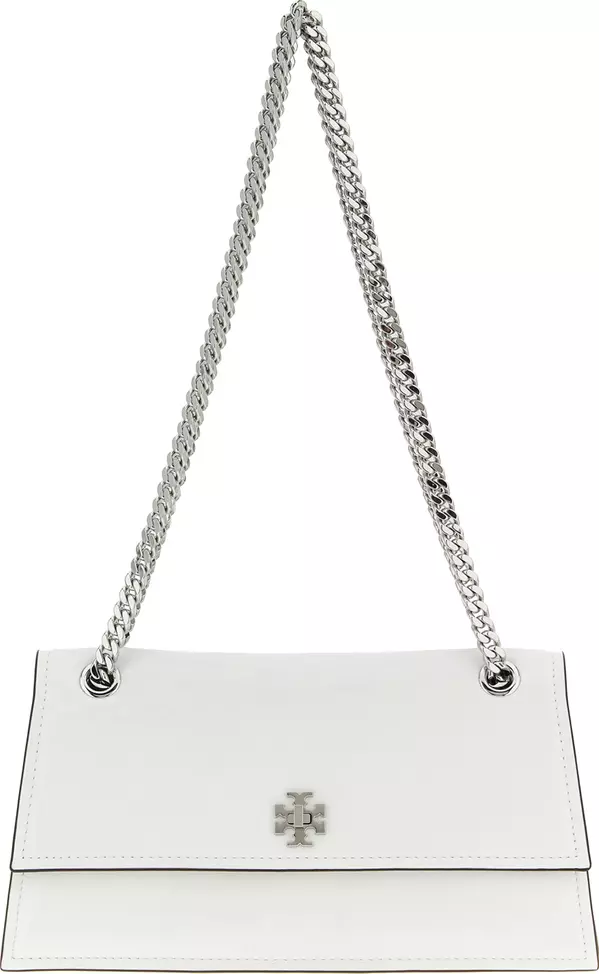 White Lamb Leather Shoulder Bag