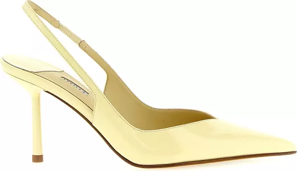 Bicolor Calfskin High Heel Pumps