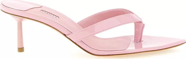 Multicolor Polyethylene Stiletto Heel Sandals