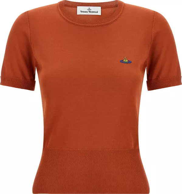 Orange Cotton T-Shirt